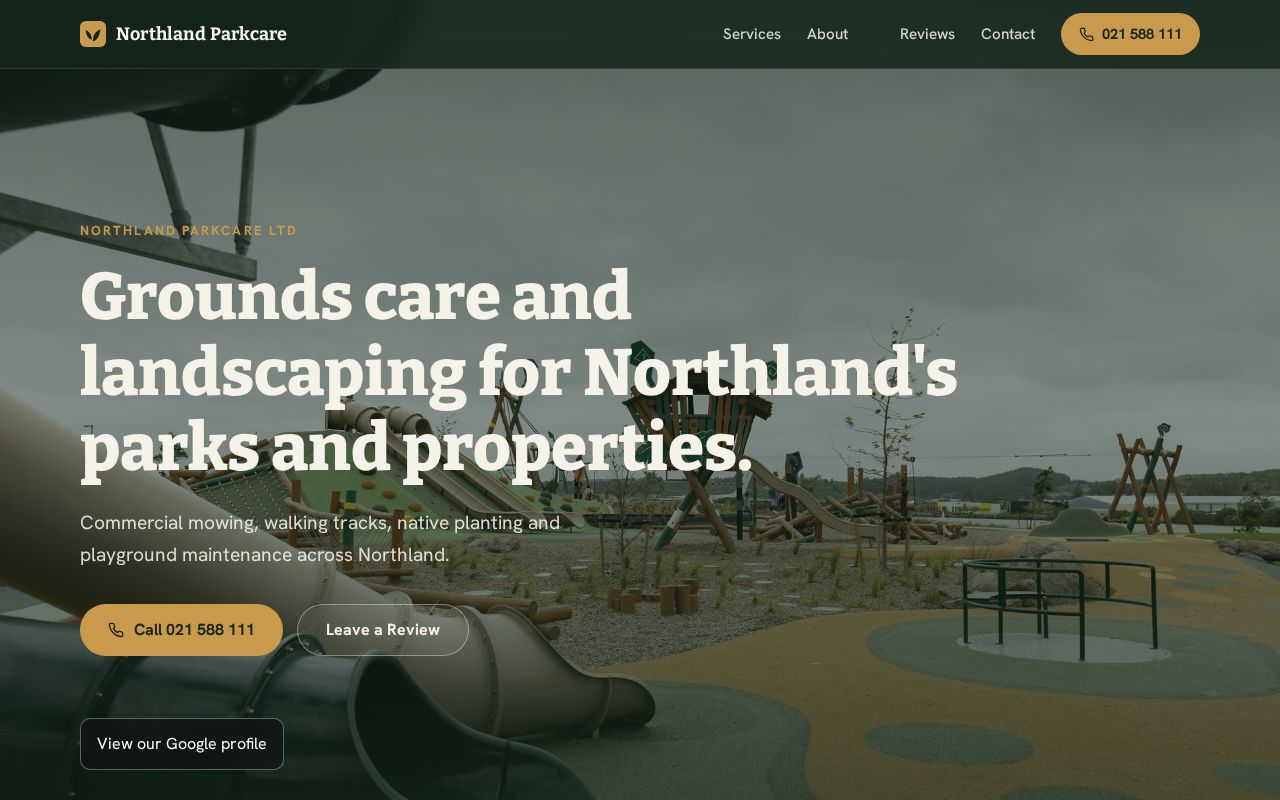 Preview of Northland Parkcare Ltd Demo