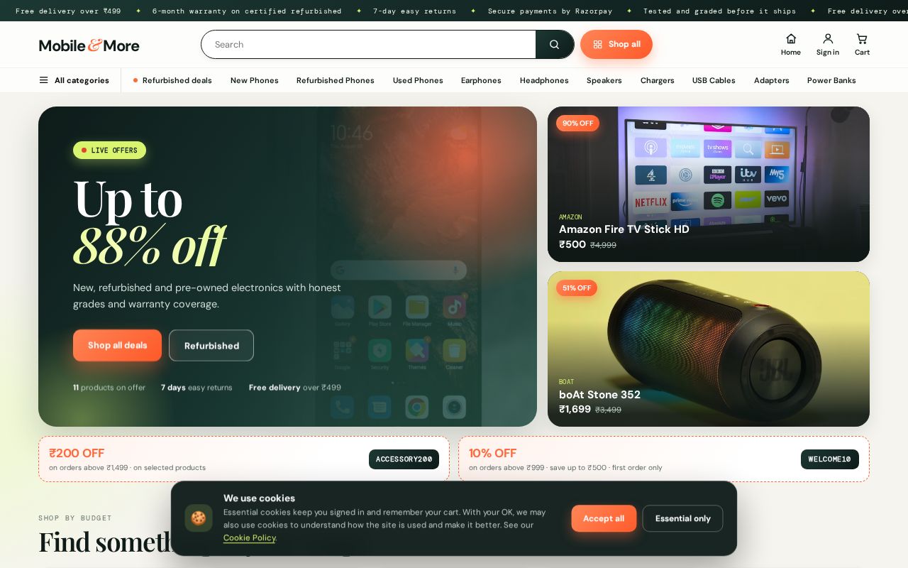Preview of Refurbished Website Client