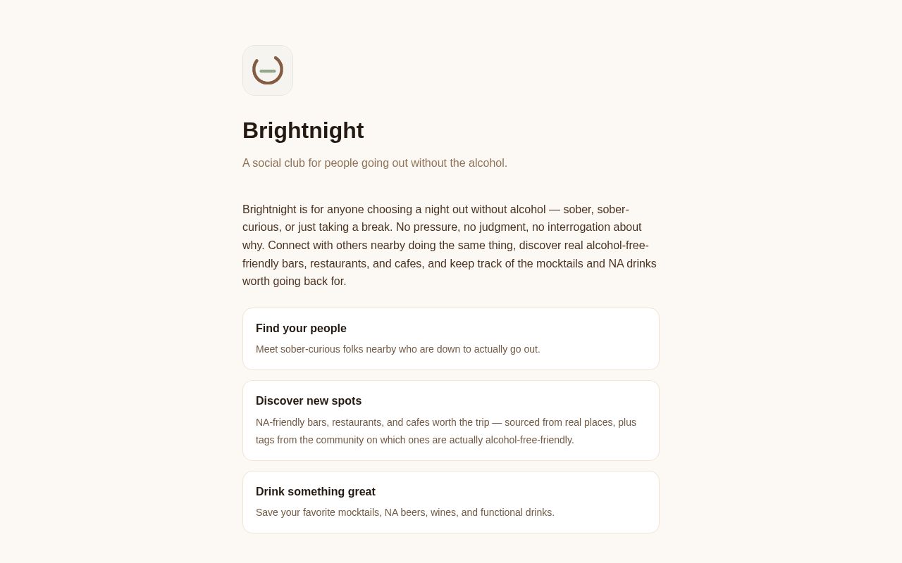 Preview of Brightnight Site