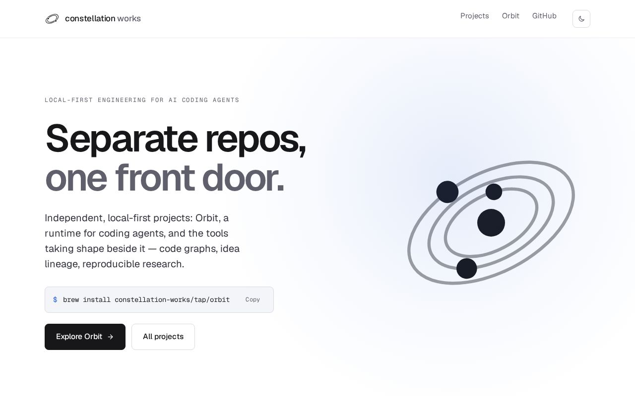 Preview of Constellation Site
