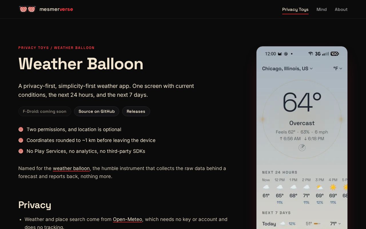 Preview of Weather Balloon
