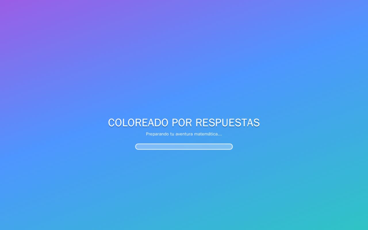 Preview of Coloreado por Respuestas — Videojuego de matemáticas