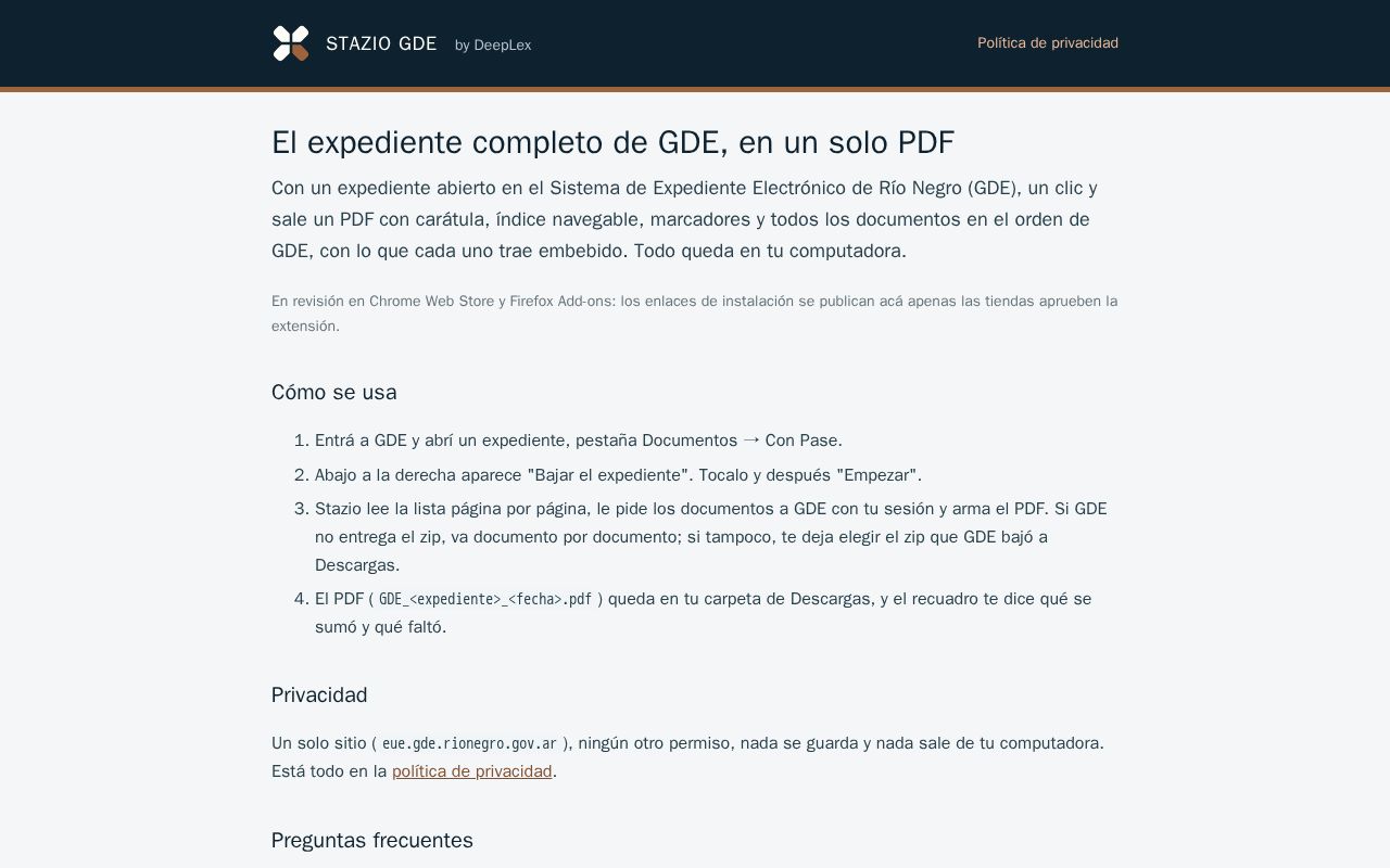 Preview of Stazio GDE