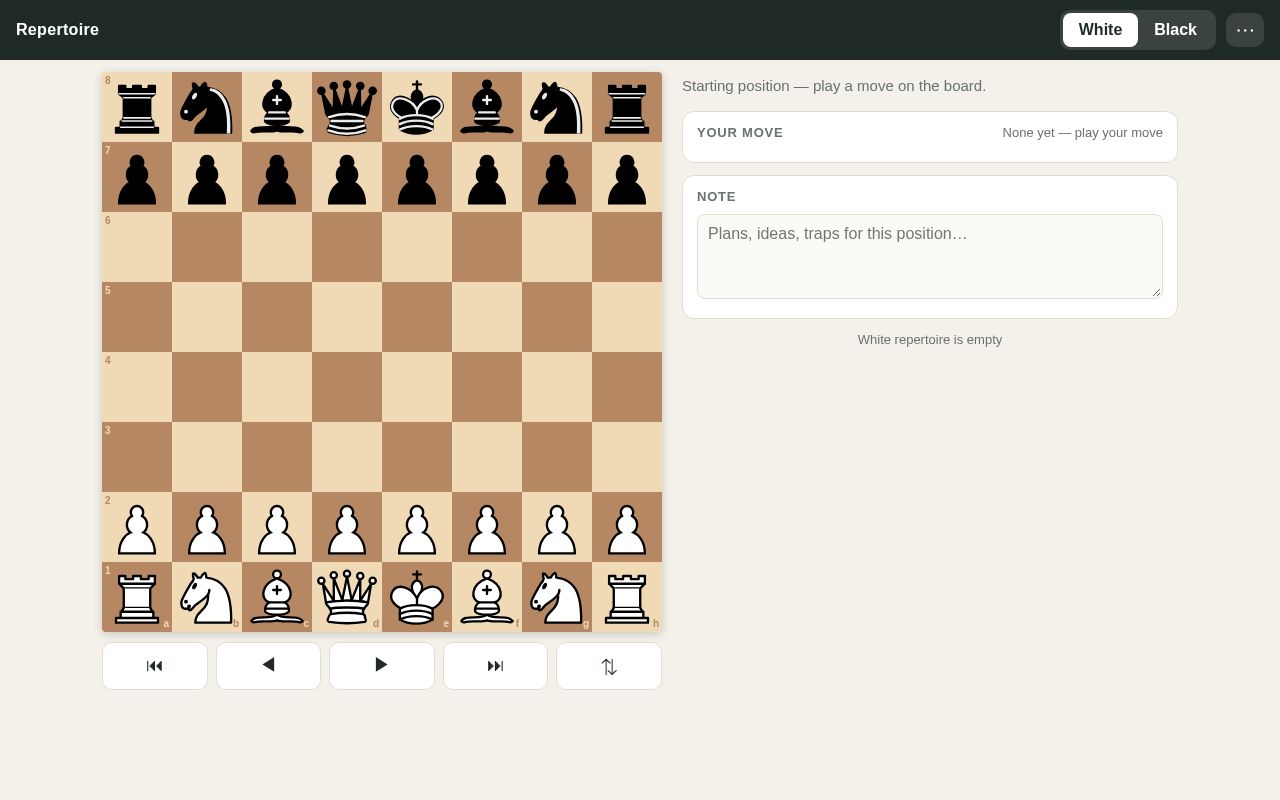 Preview of Chess Repertoire