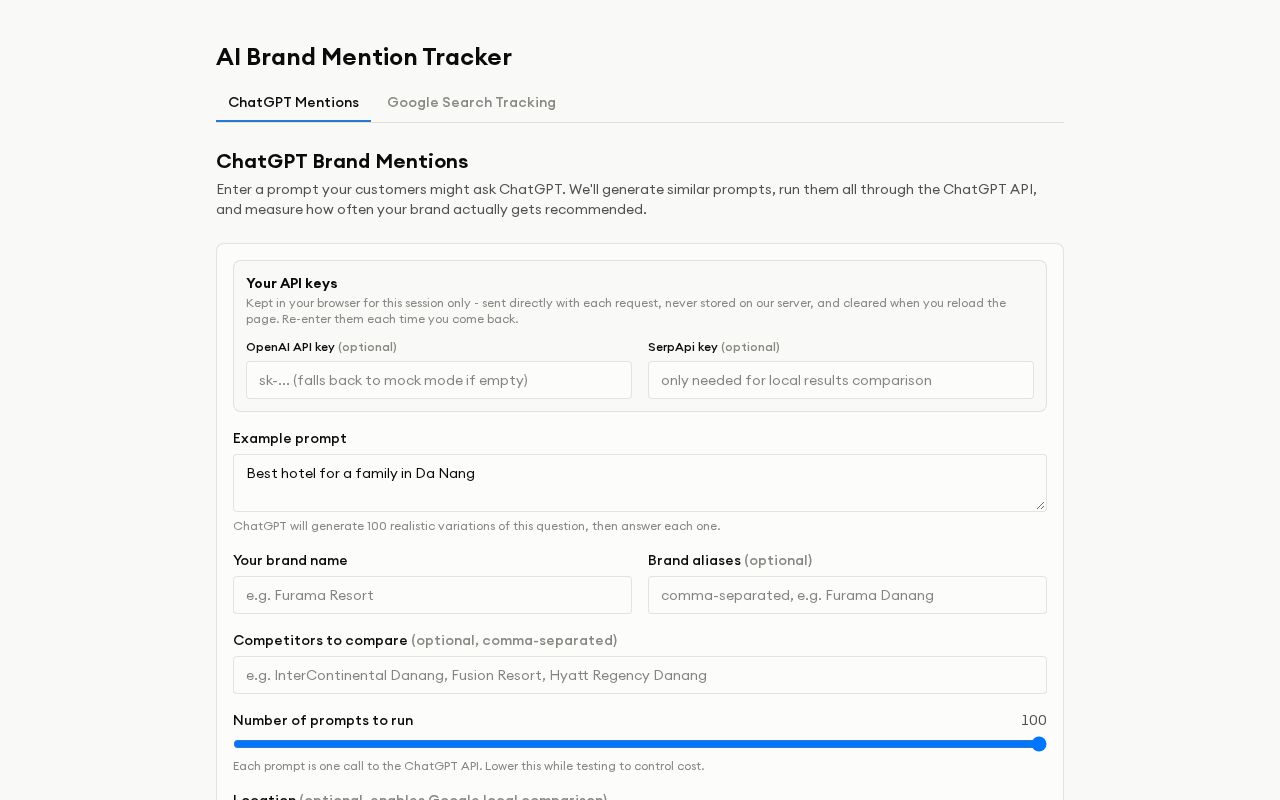 Preview of Ai Brand Mention
