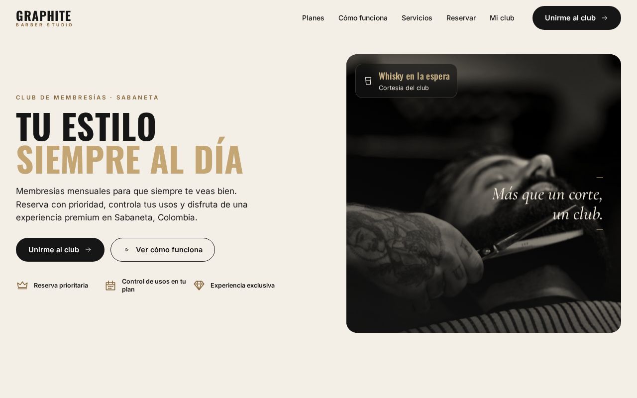 Preview of Graphite Club Membresias