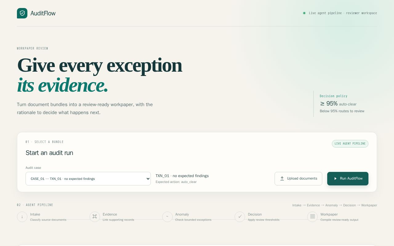 Preview of Auditflow