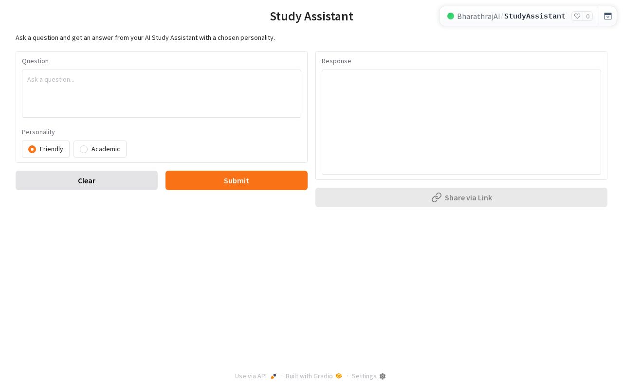 Preview of Study Assistant