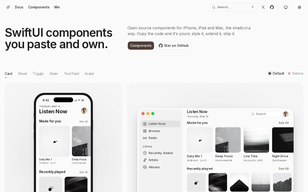 Preview of Swiftui Flx