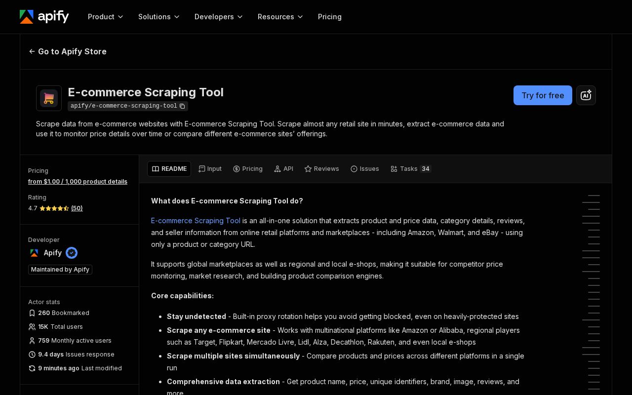 Preview of Competitive Pricing Agent
