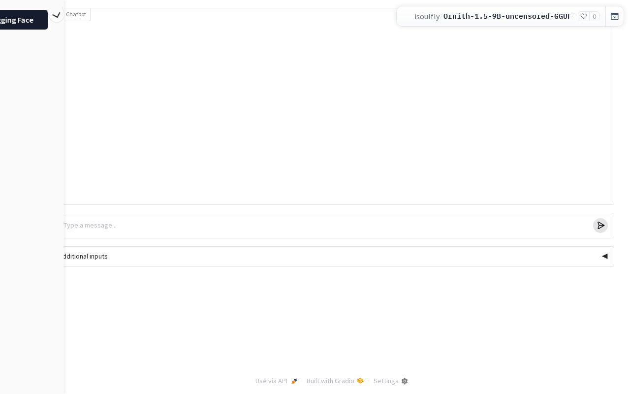 Preview of Ornith 1.5 9B Uncensored GGUF