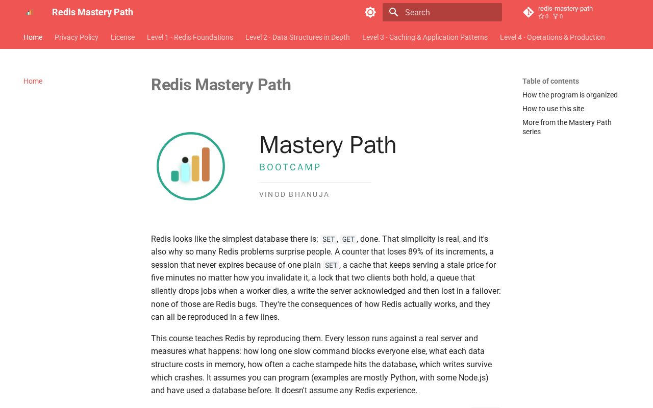 Preview of Redis Mastery Path