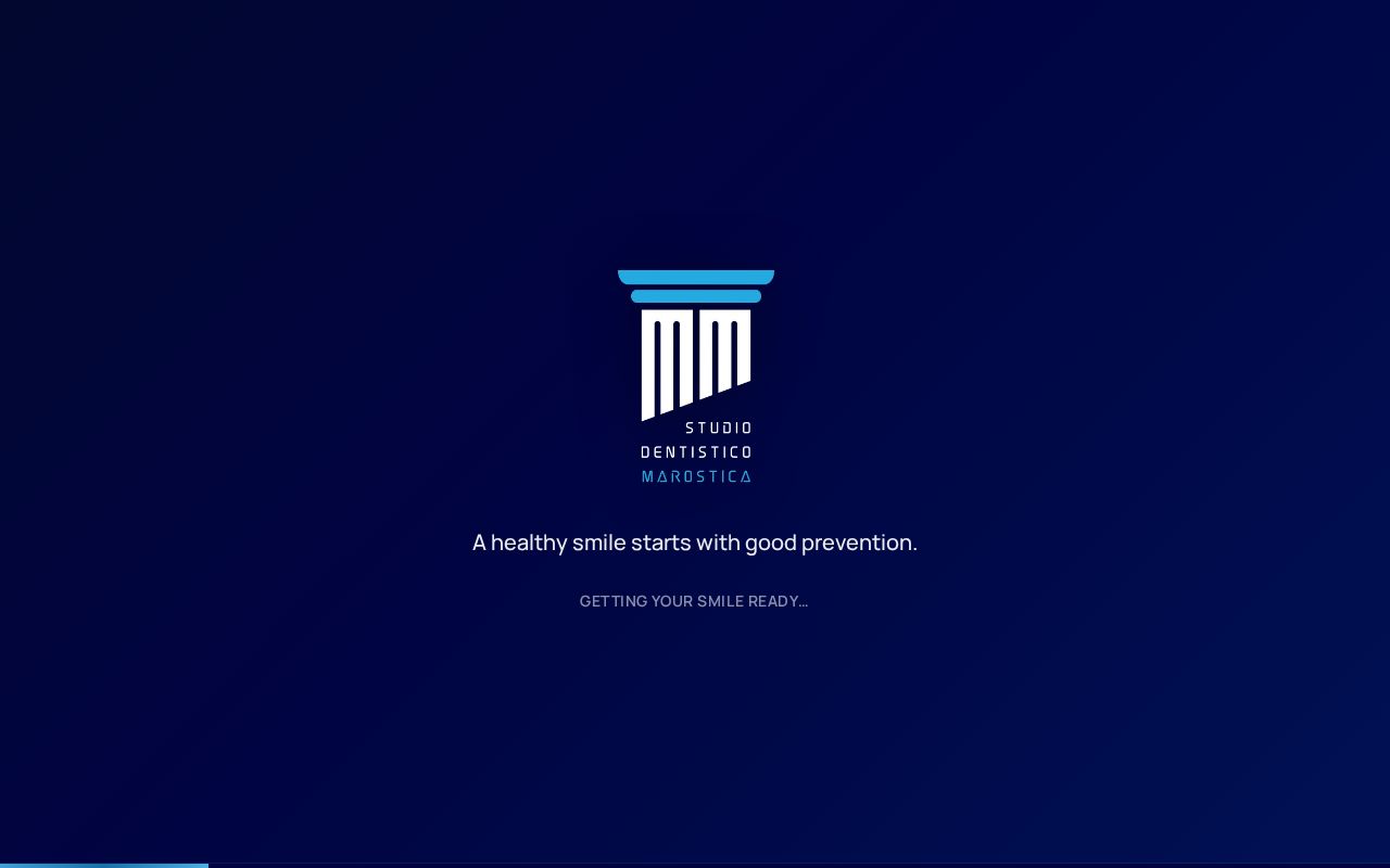 Preview of Studio Dentistico Marostica — dental clinic website and admin panel