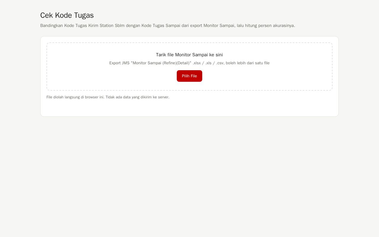 Preview of Cek Kode Tugas