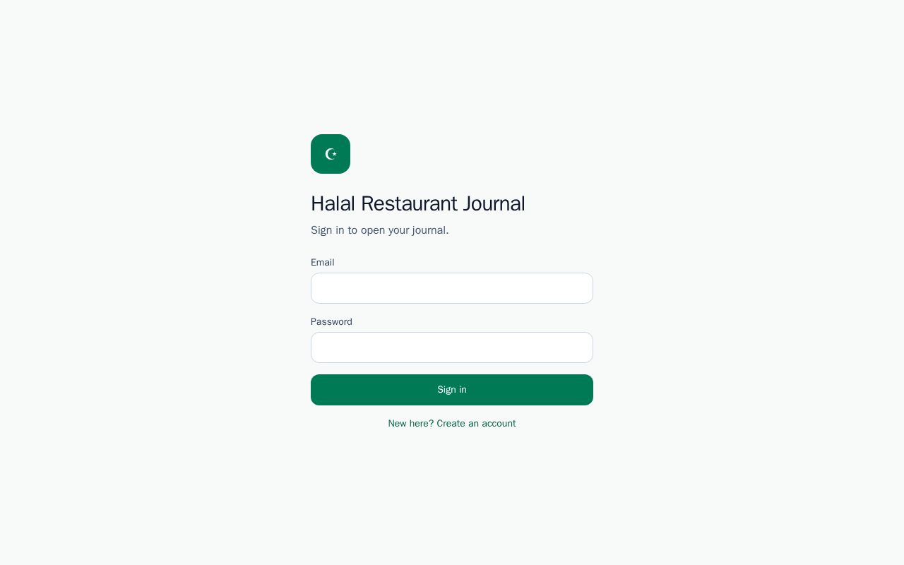 Preview of Restaurant Journal Designlab
