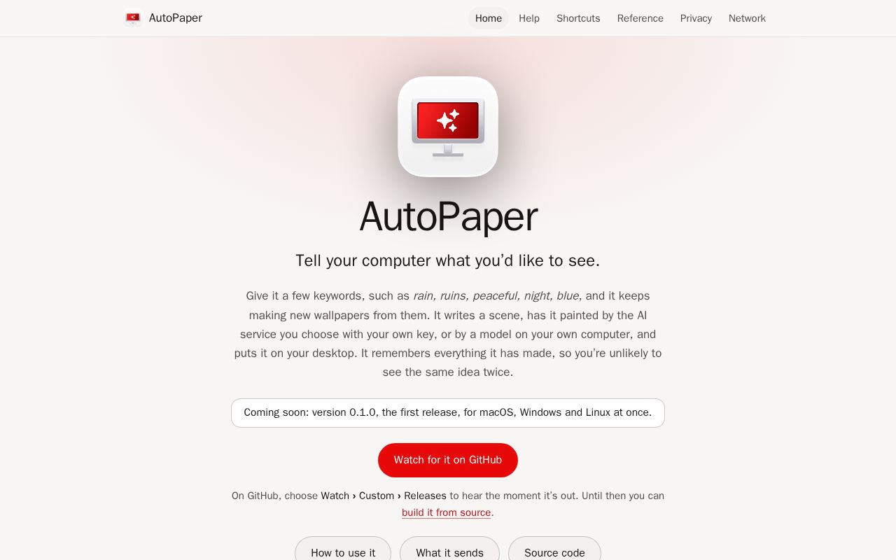 Preview of AutoPaper