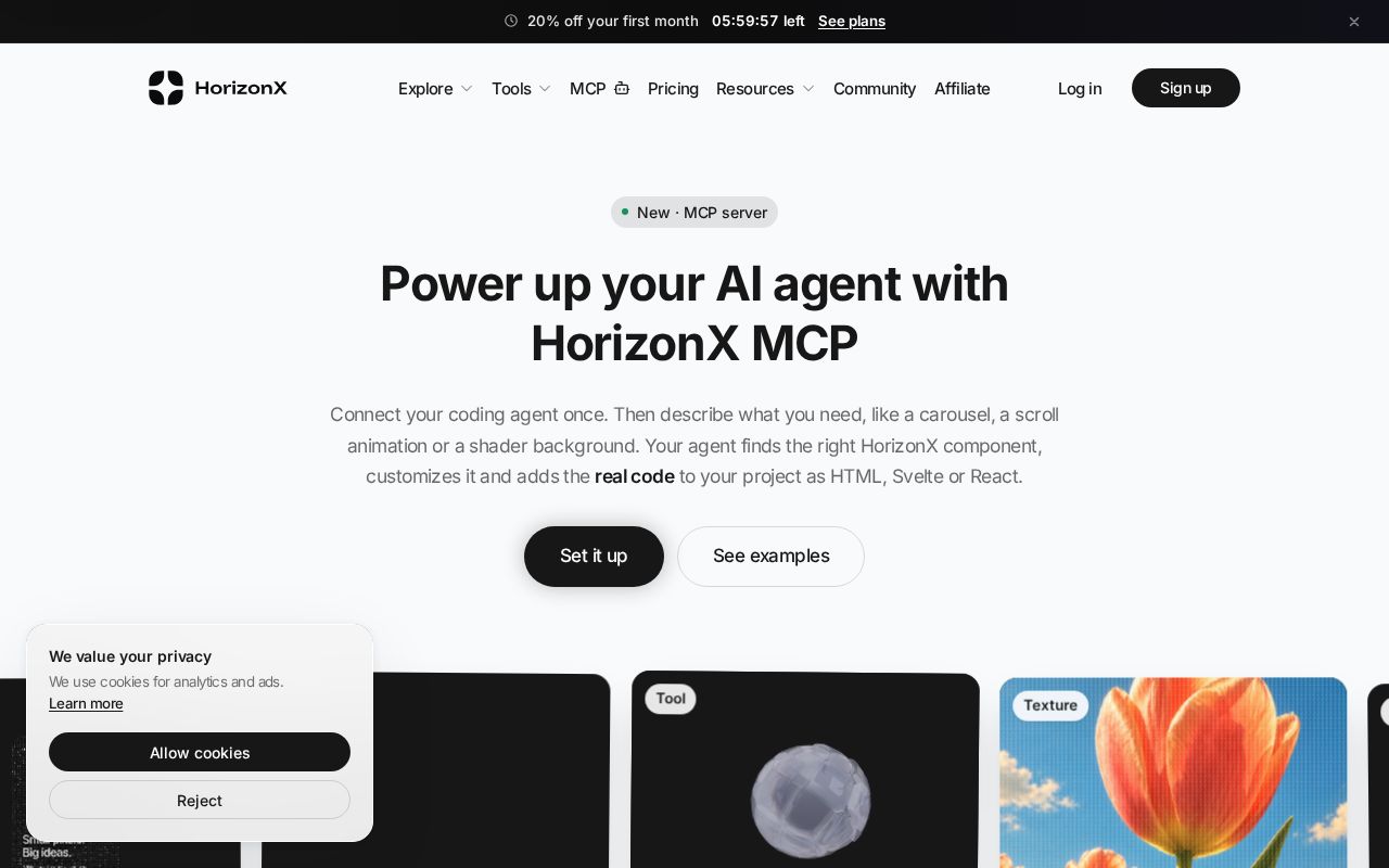 Preview of Horizonx Agent Plugin