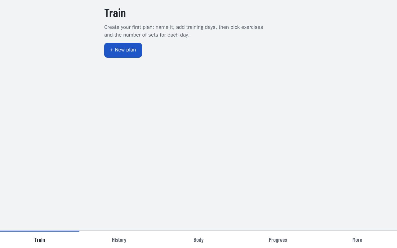 Preview of Gym Tracker