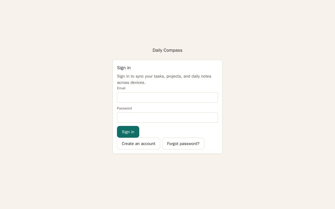Preview of Task tracker and daily planner