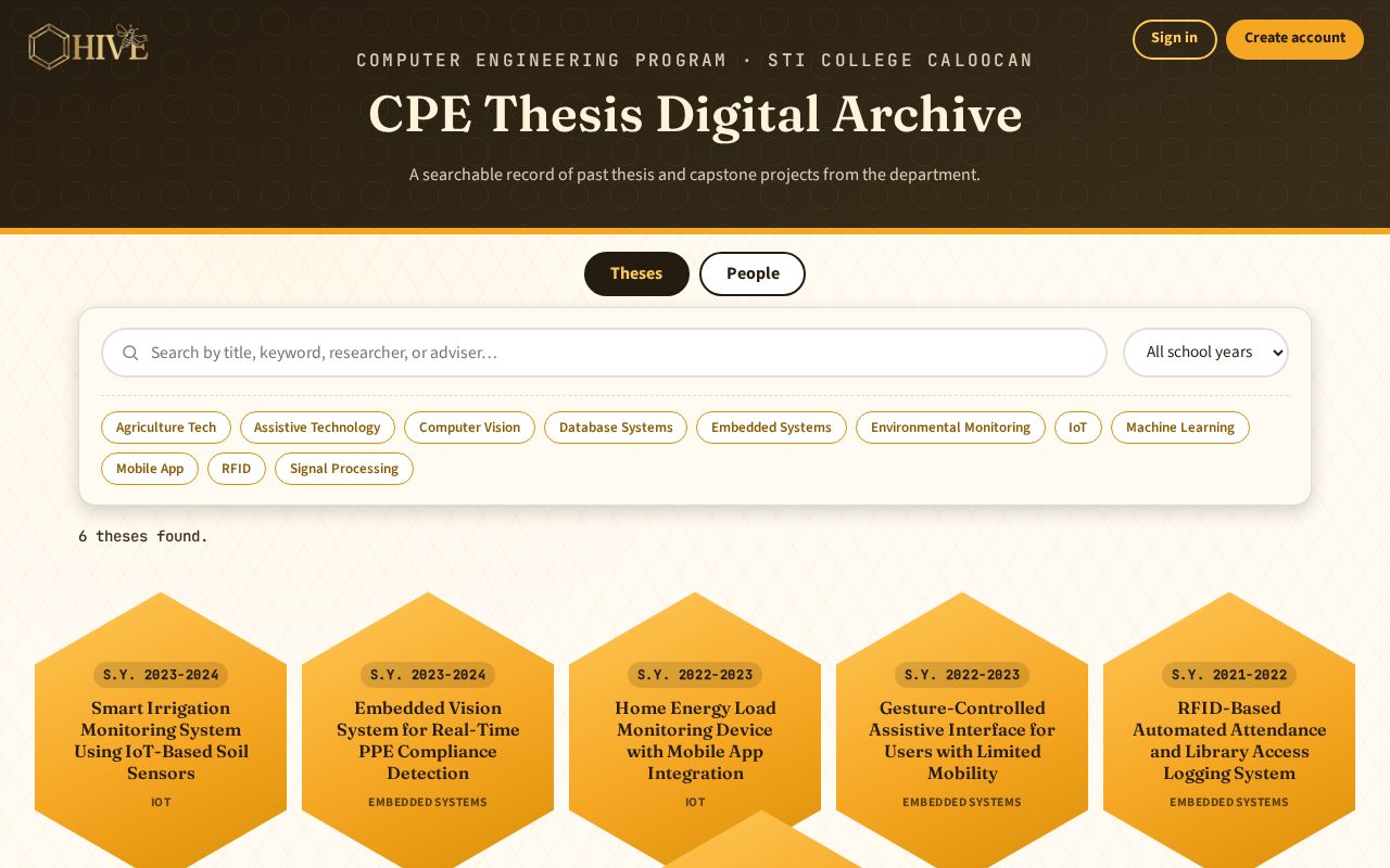 Preview of CPE Thesis Digital Archive