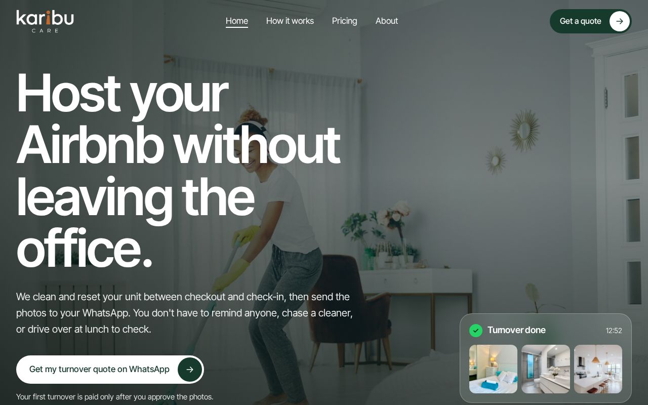 Preview of Karibuwebsite