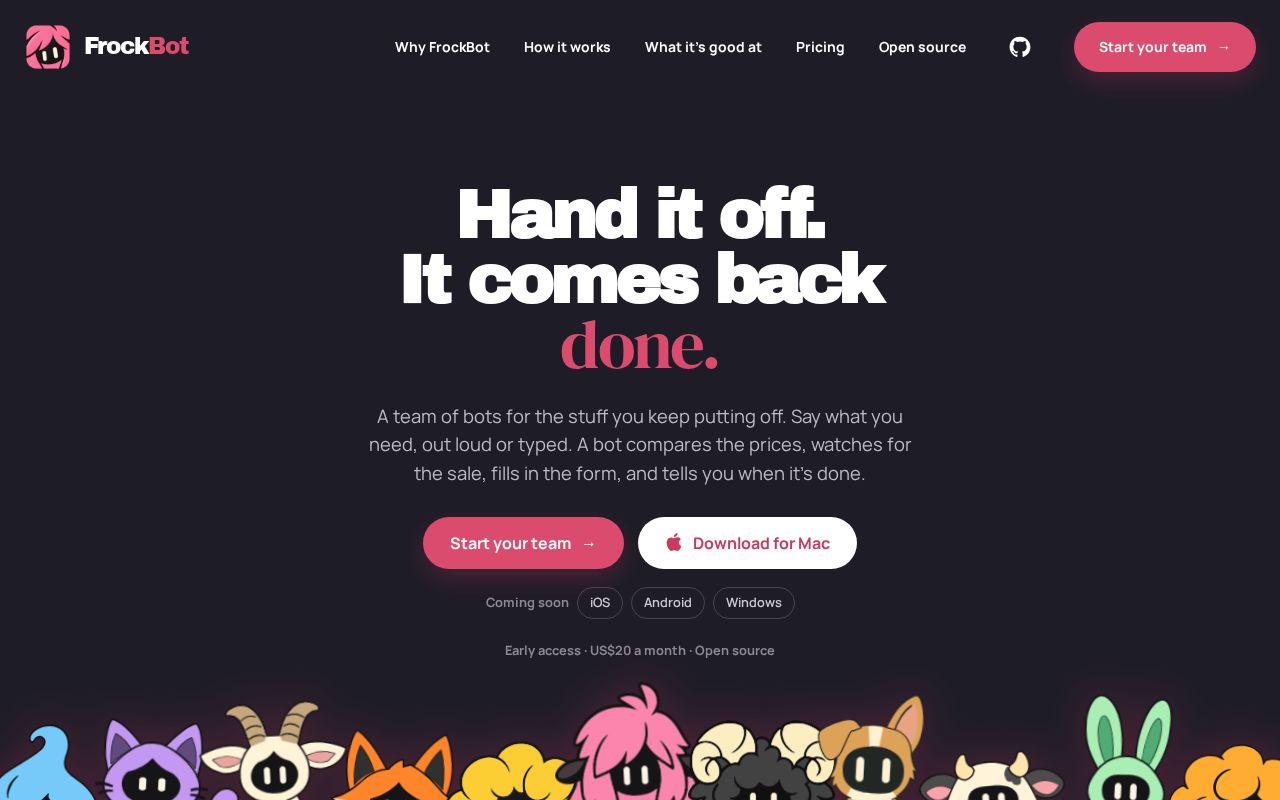 Preview of Frockbot