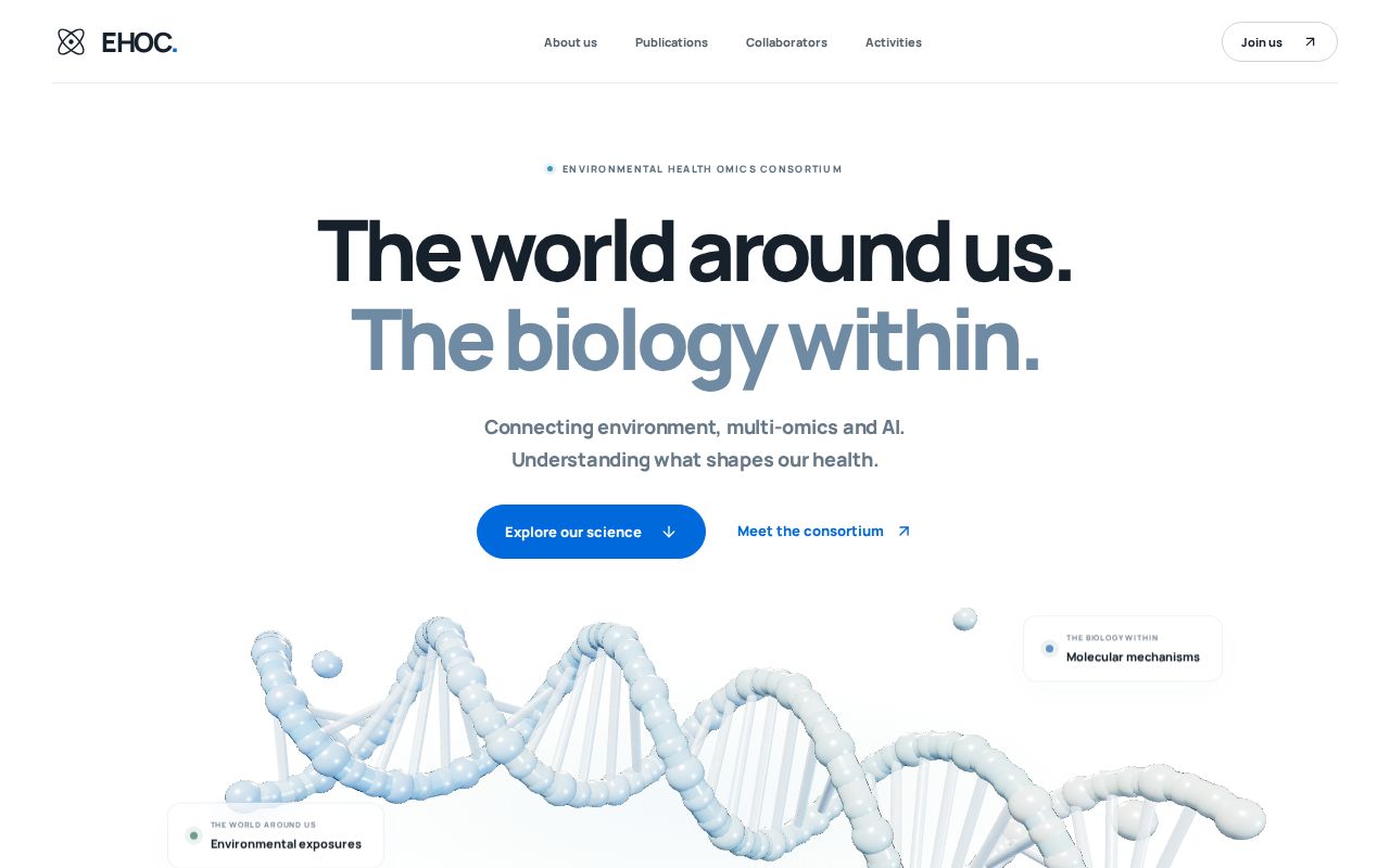 Preview of Environmental Health Omics Consortium
