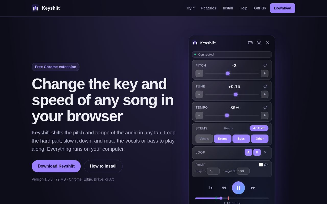 Preview of Tone Shifter