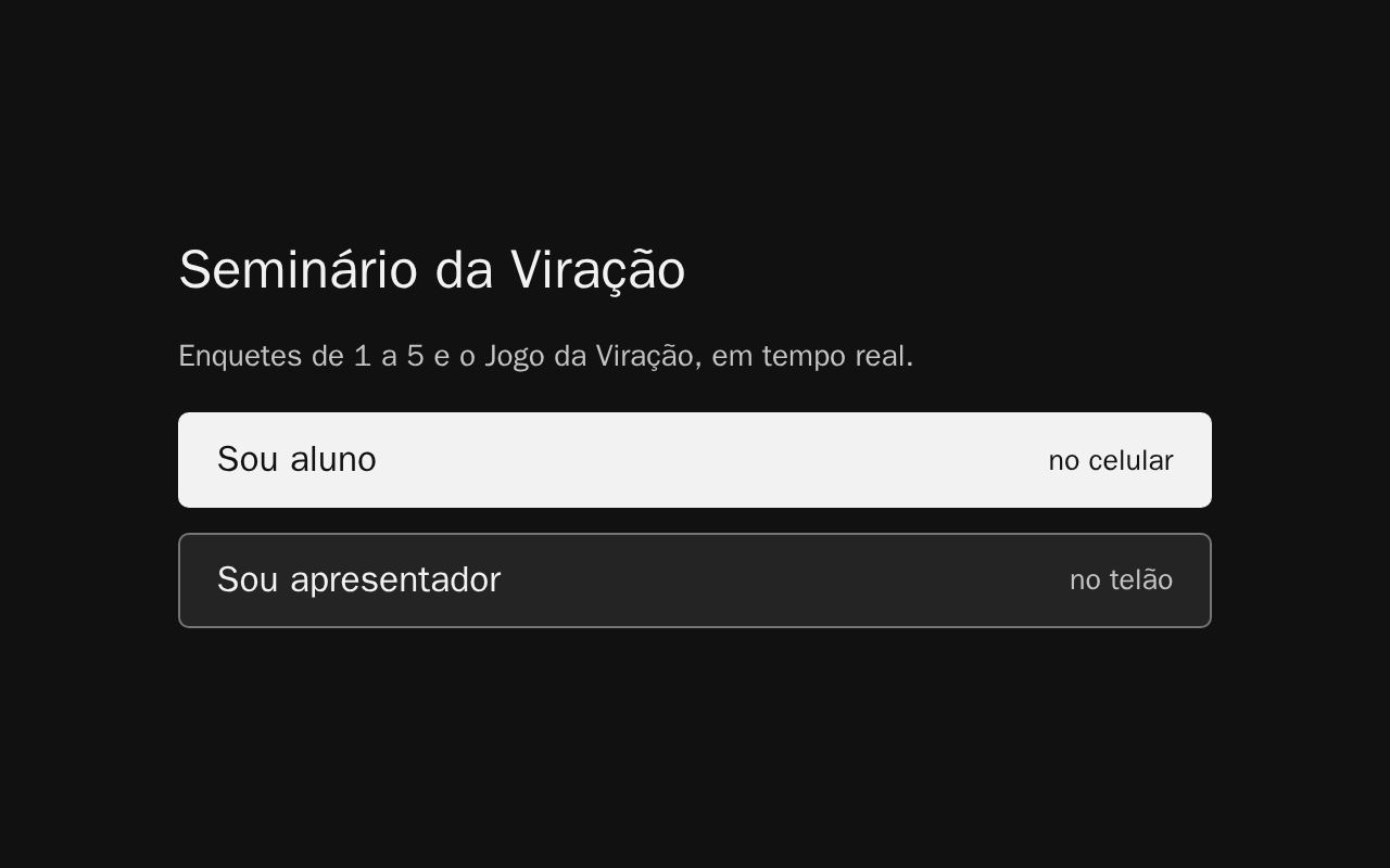 Preview of Seminario Viracao