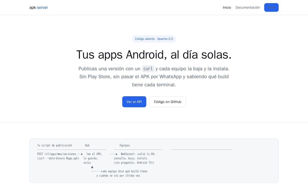Preview of Apk Server