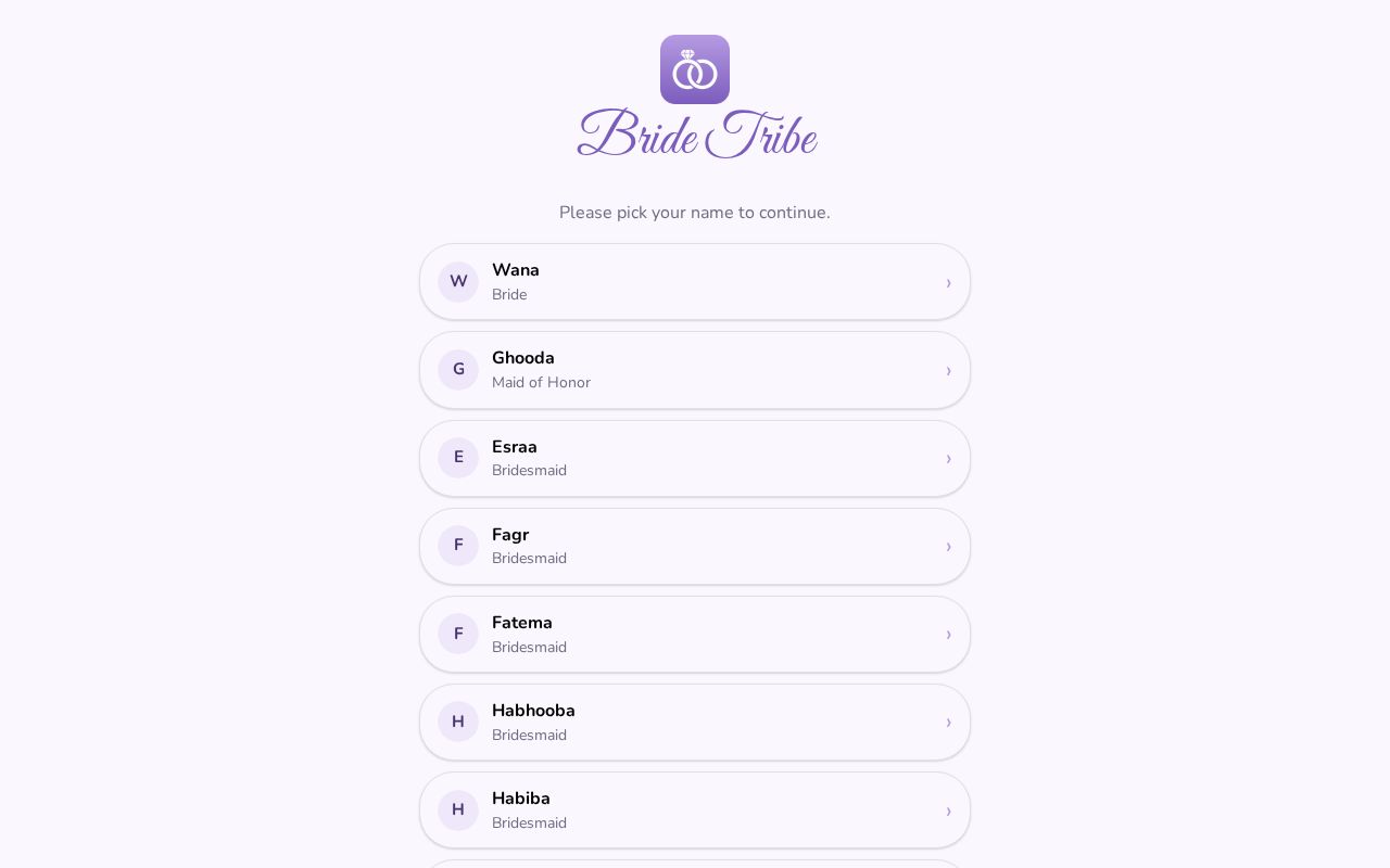 Preview of Bride Tribe