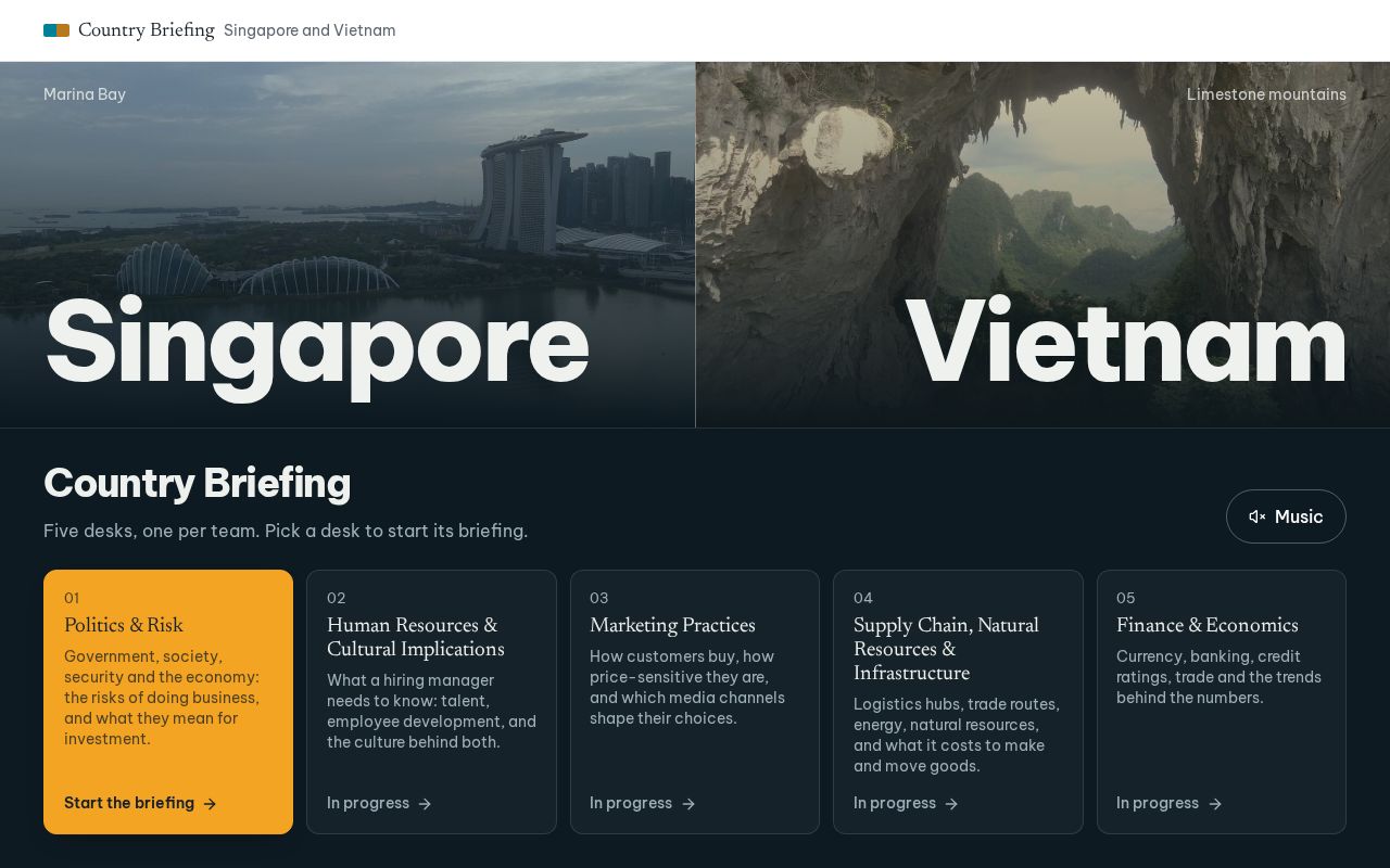 Preview of Country Briefing