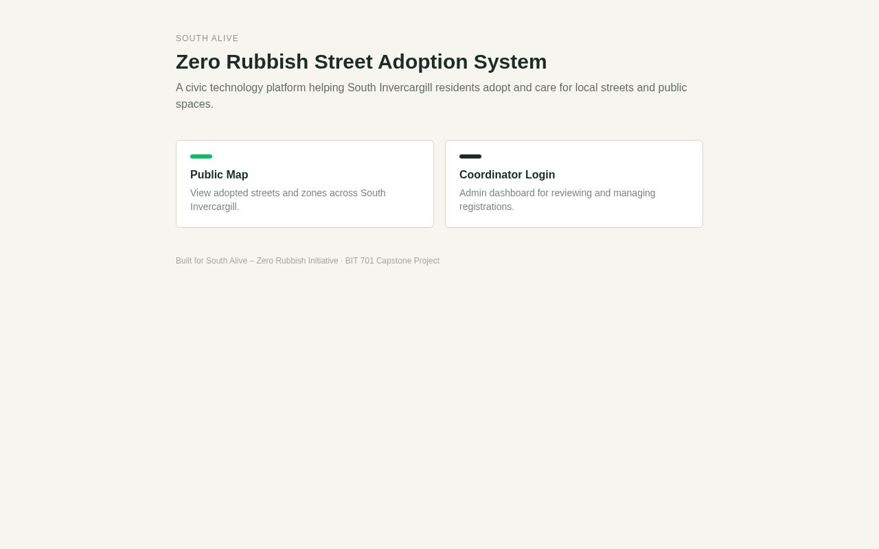Preview of Southalive Zero Rubbish