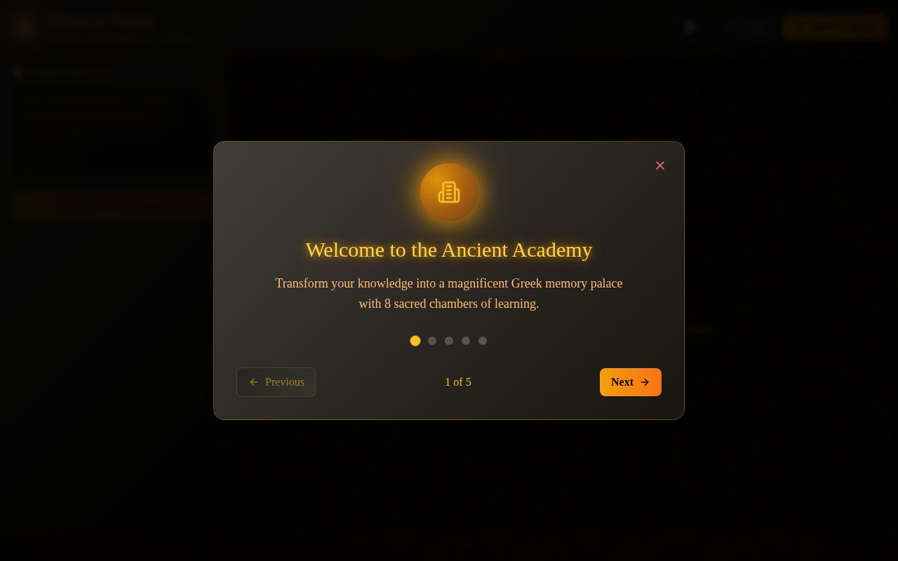 Preview of Memory Palace - Interactive Learning Tool