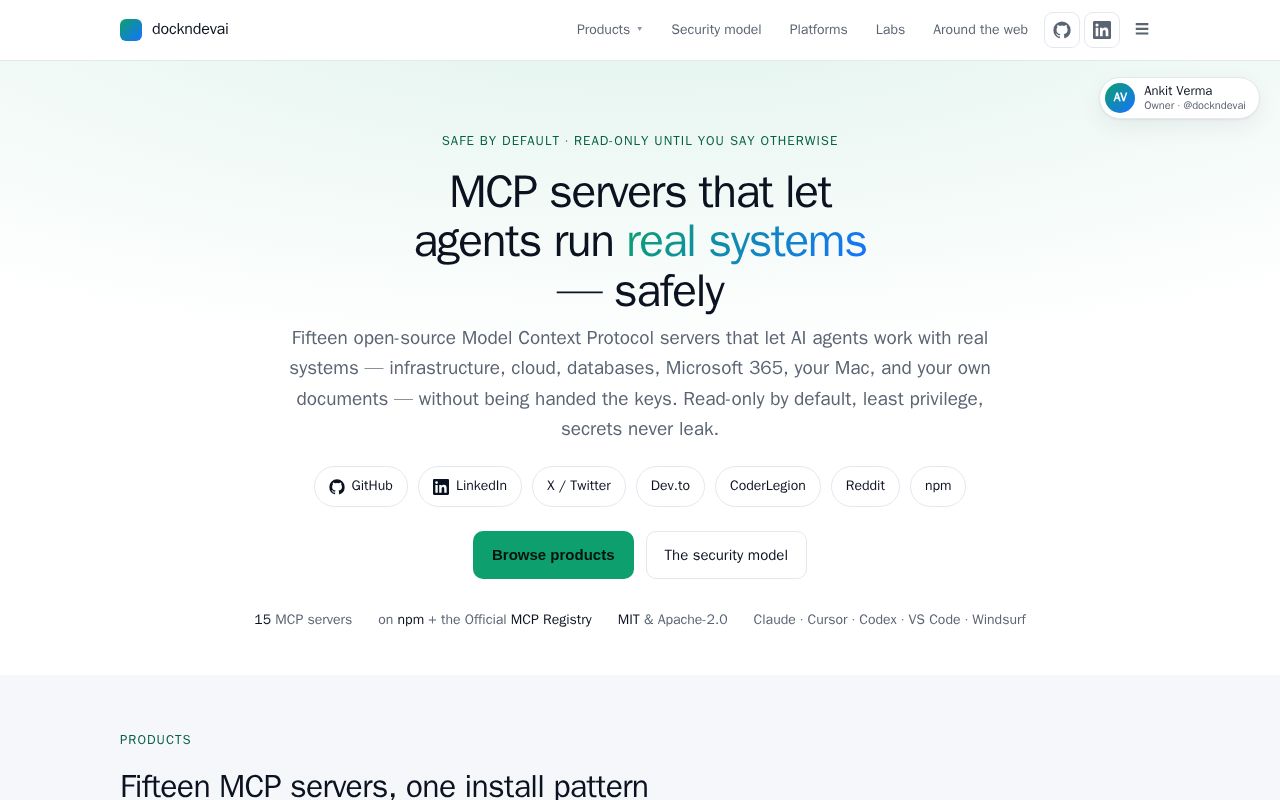 Preview of Dockndevai Github Io