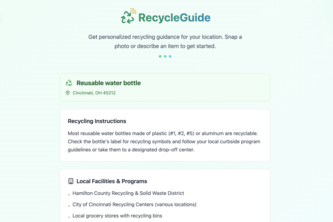 Preview of RecycleGuide