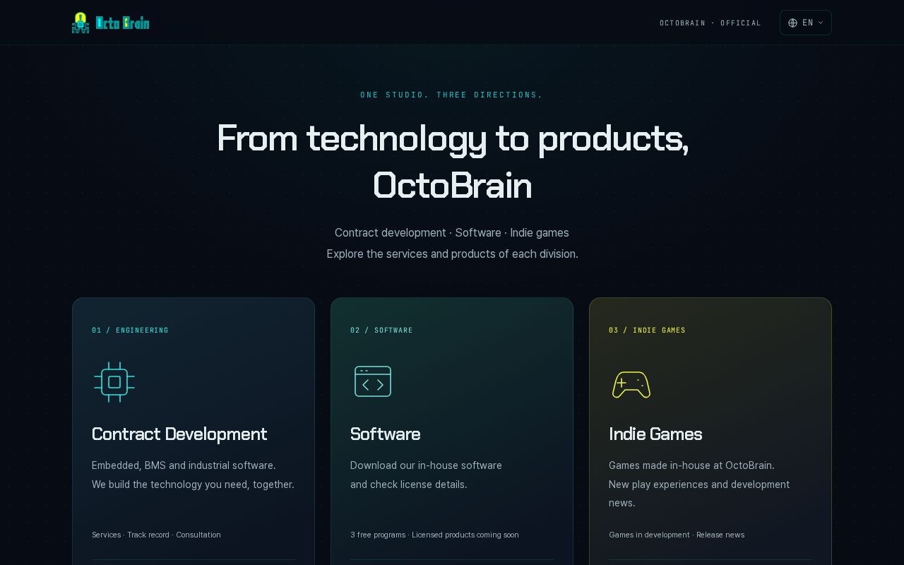 Preview of Octobrain Website