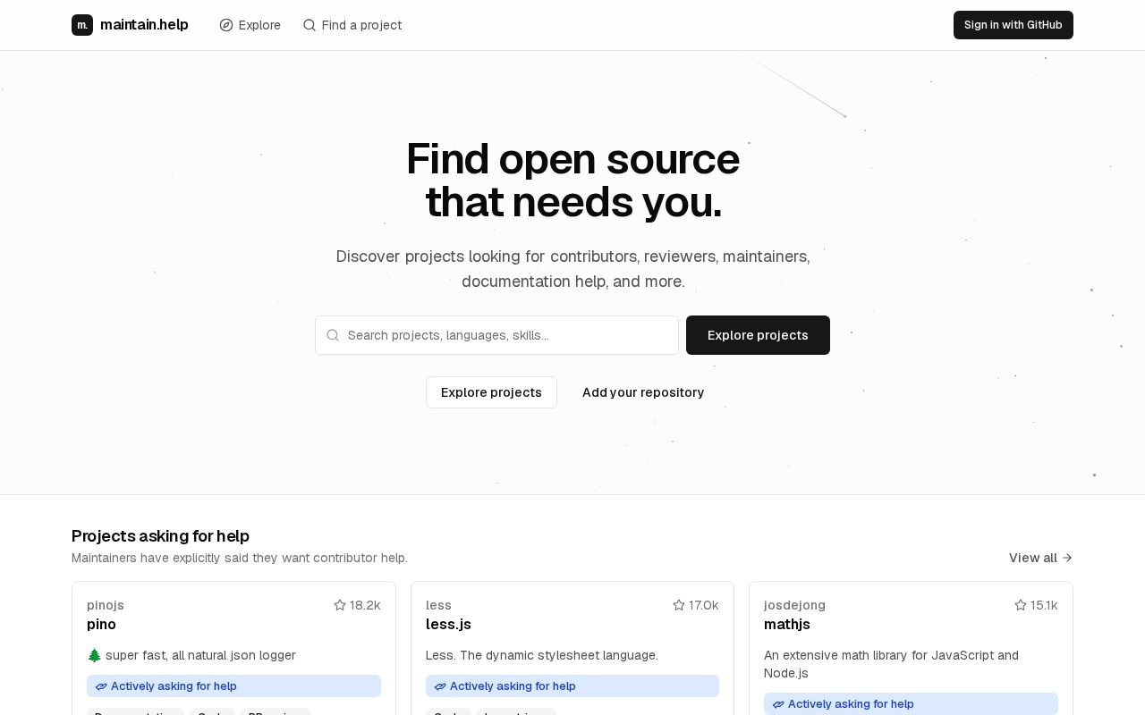 Preview of Maintain Help