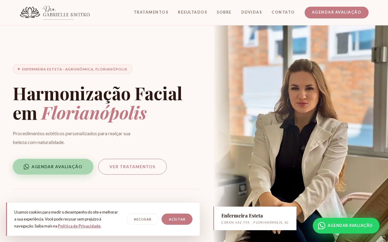 Preview of Minha Landing Page