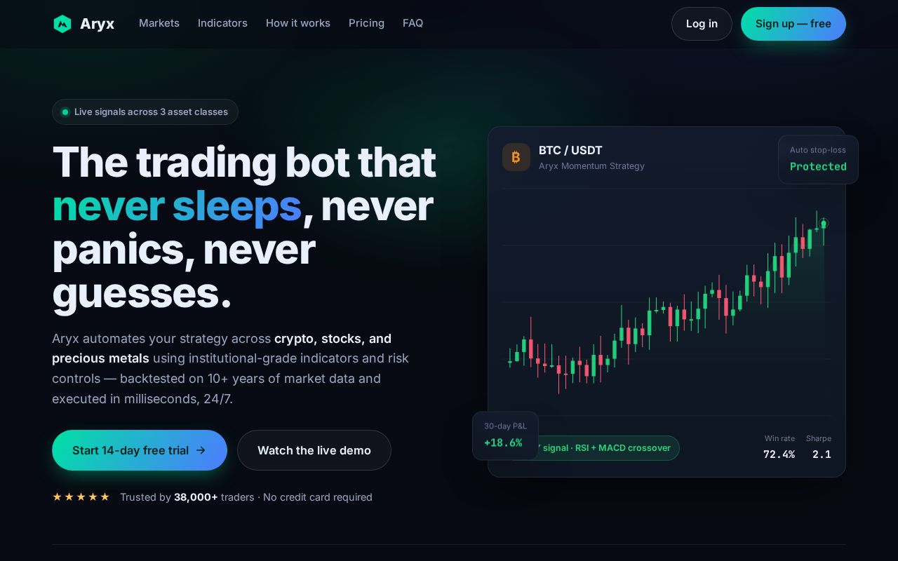 Preview of Aryx Trading