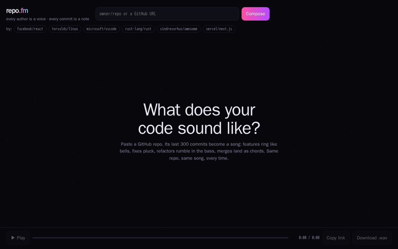 Preview of Repo Fm