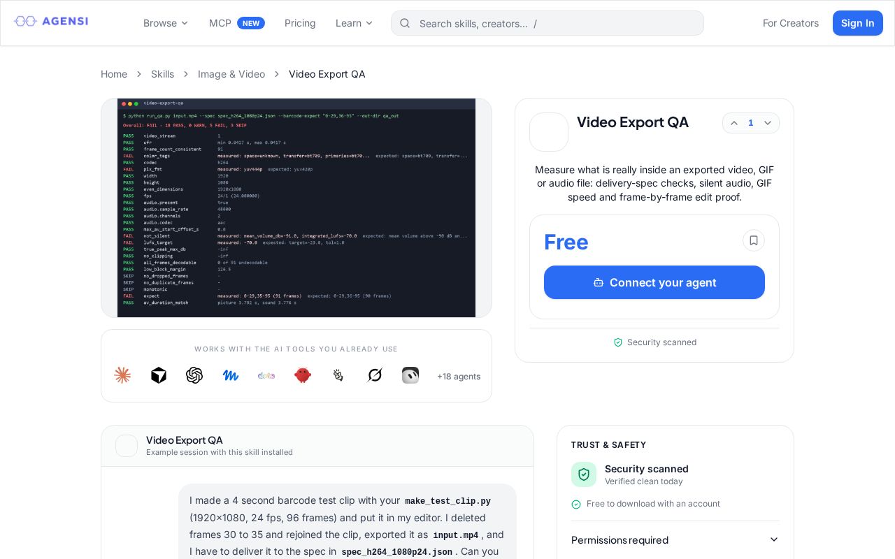 Preview of Video Export Qa