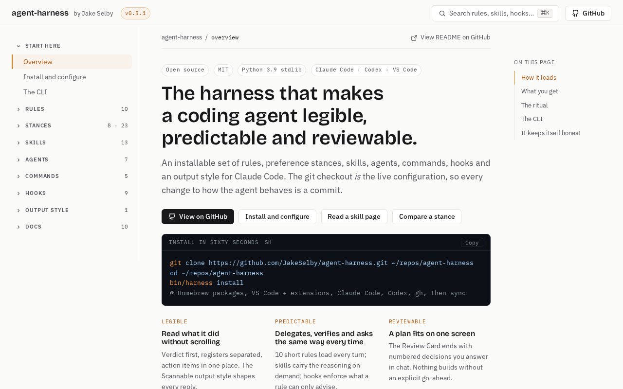Preview of Agent Harness Site
