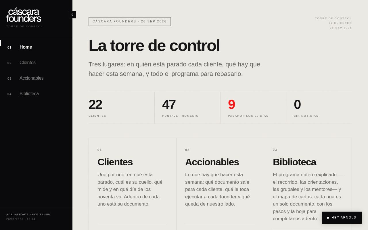 Preview of Torre De Control Cascara Founders