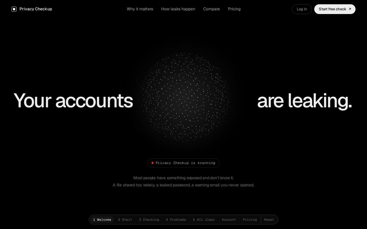 Preview of Privacy Checkup Molades