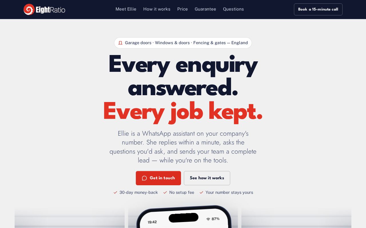 Preview of Eightratio Site