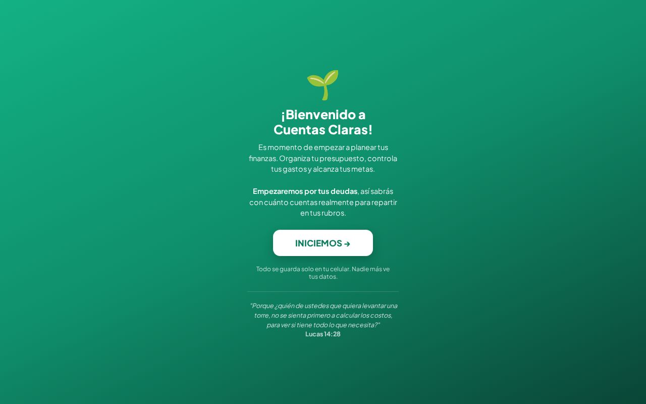 Preview of Cuentasclaras App