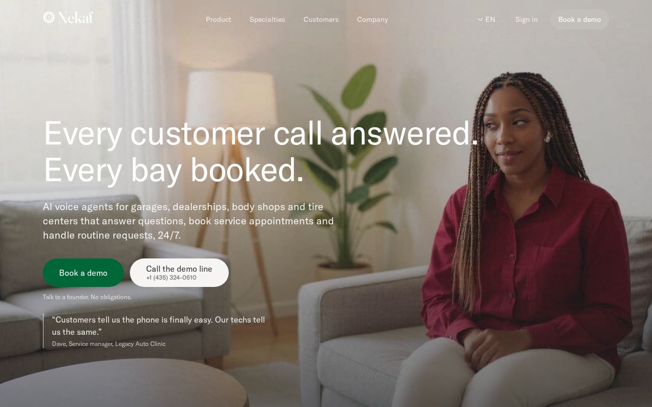 Preview of AI voice agents for garages and dealerships