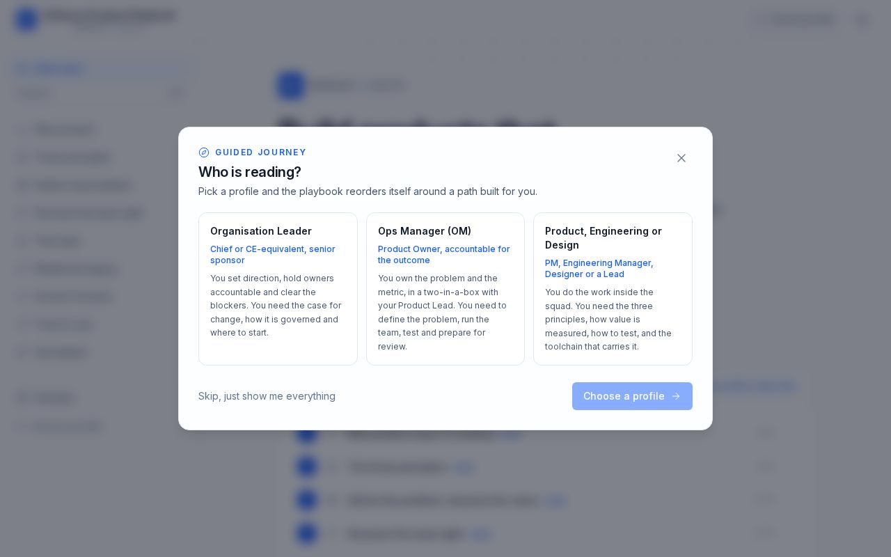 Preview of Product Playbook