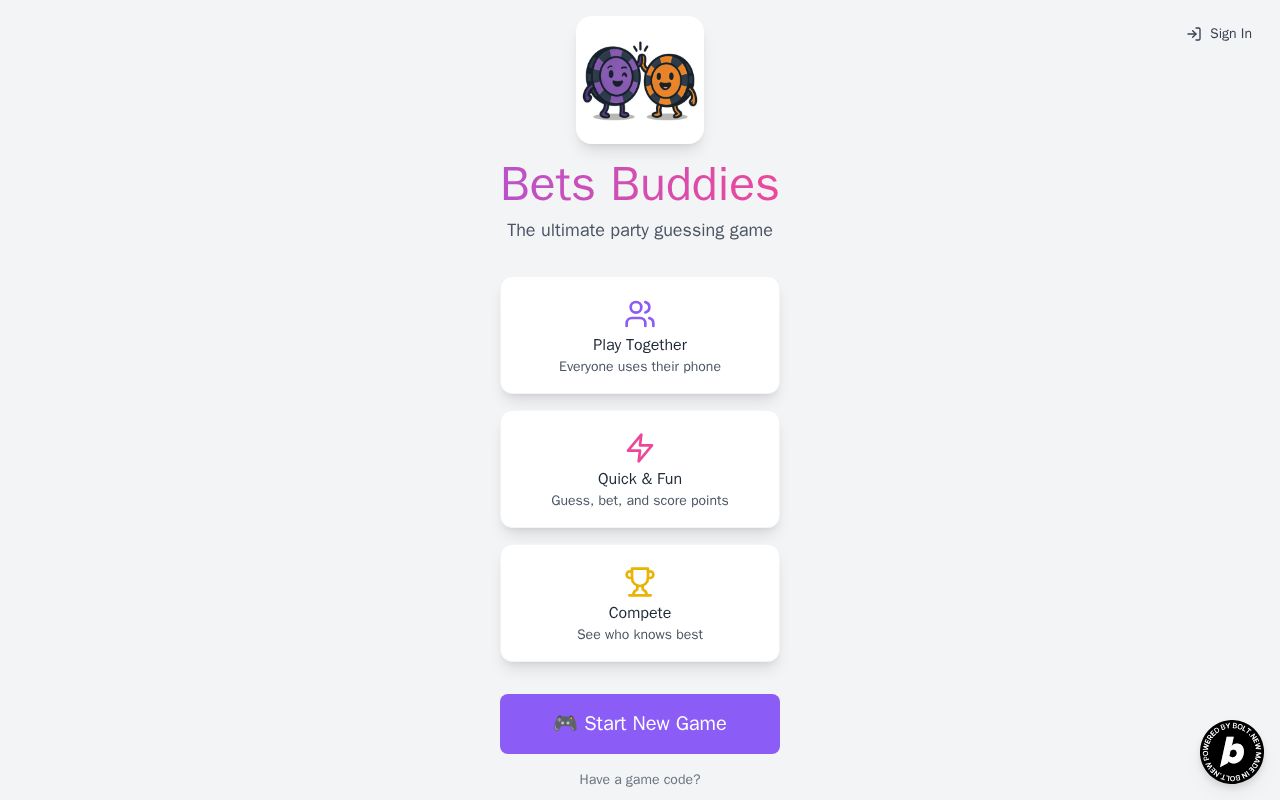 Preview of Bets Buddies